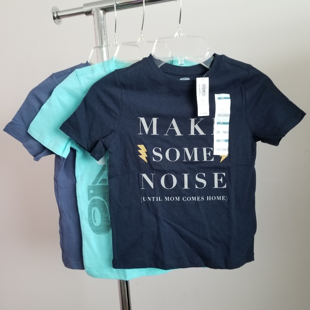 Old Navy Boys Tees, 3 tees, size 5T